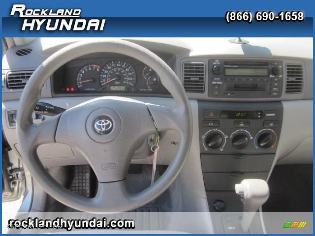 2004 Corolla CE - Mineral Green / Light Gray photo #12