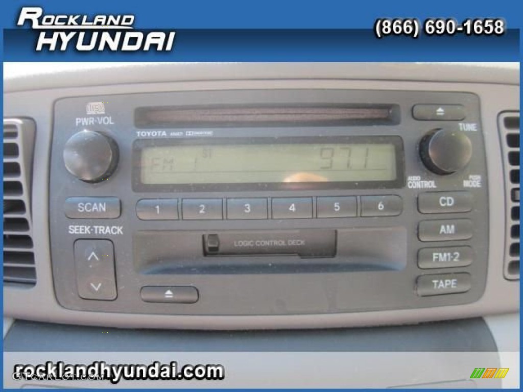 2004 Corolla CE - Mineral Green / Light Gray photo #13