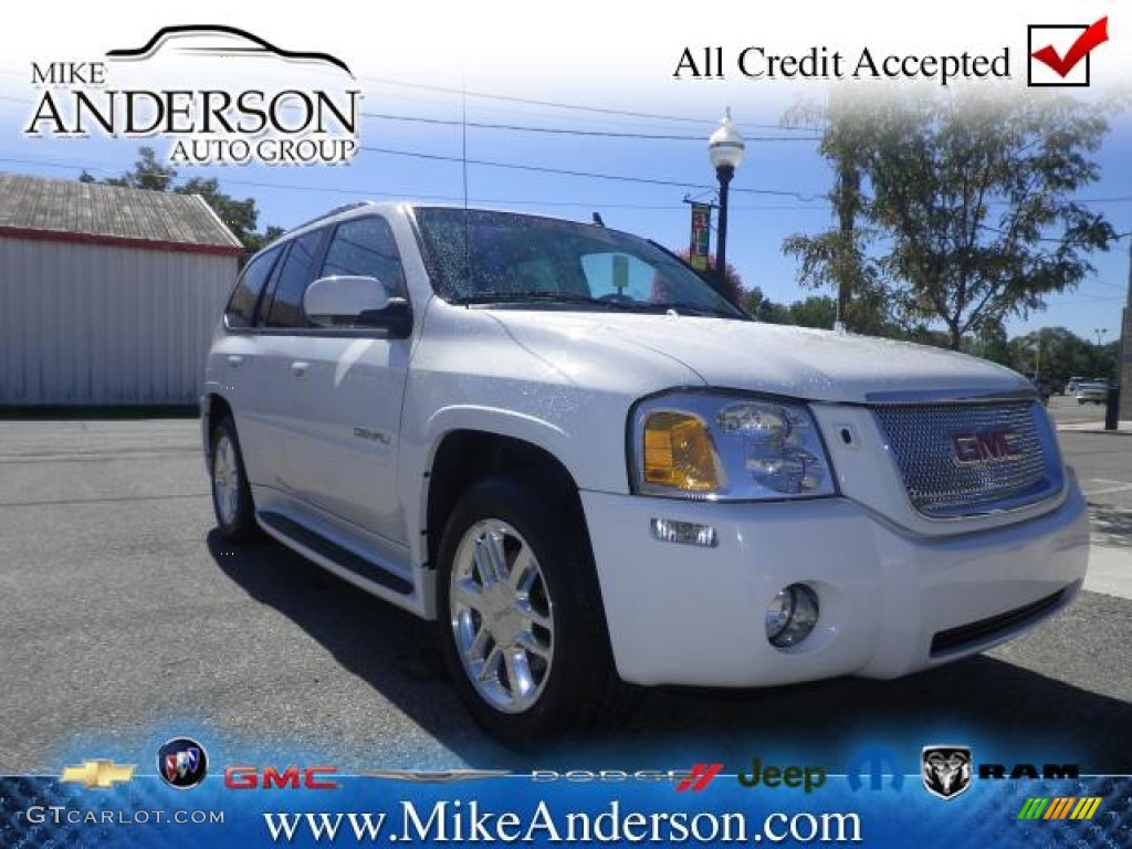 2006 Envoy Denali 4x4 - Summit White / Light Gray photo #1