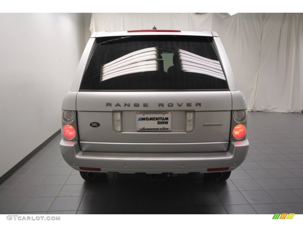 2006 Range Rover Supercharged - Zambezi Silver Metallic / Jet Black/Jet photo #12