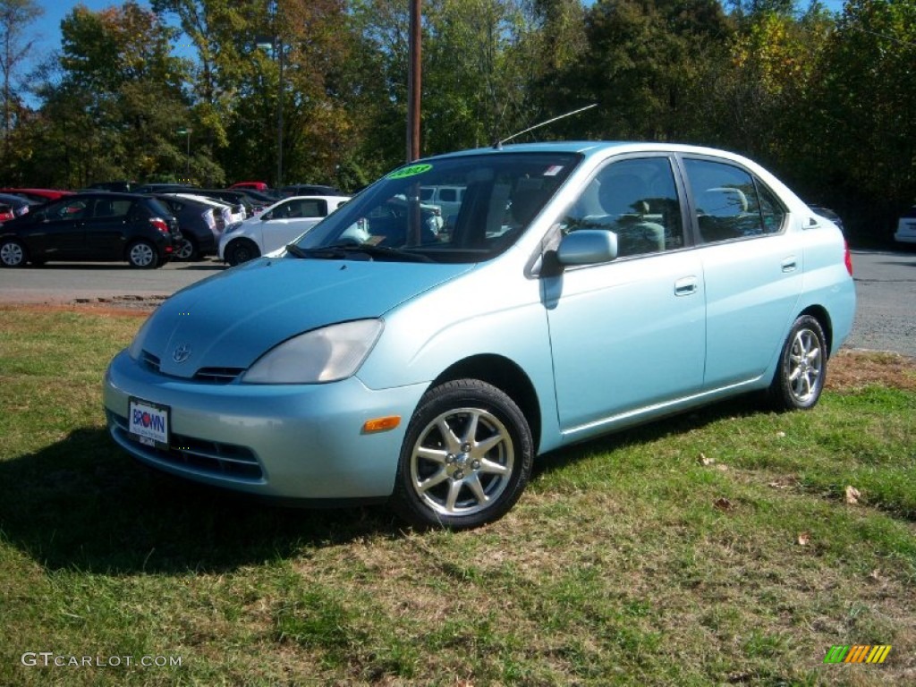 2003 Prius Hybrid - Aqua Ice Opalescent / Amethyst photo #1