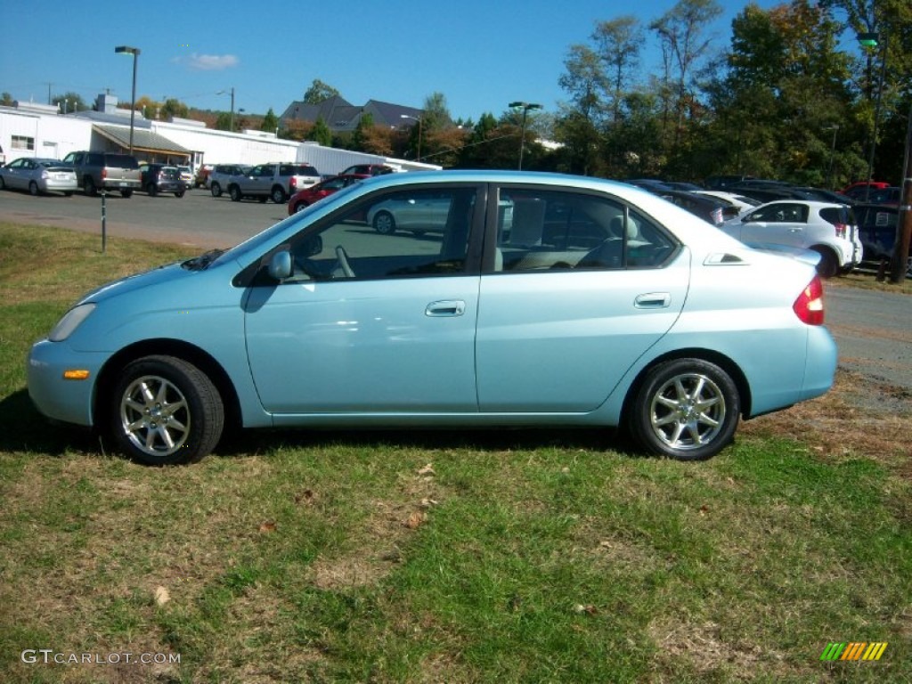 2003 Prius Hybrid - Aqua Ice Opalescent / Amethyst photo #2