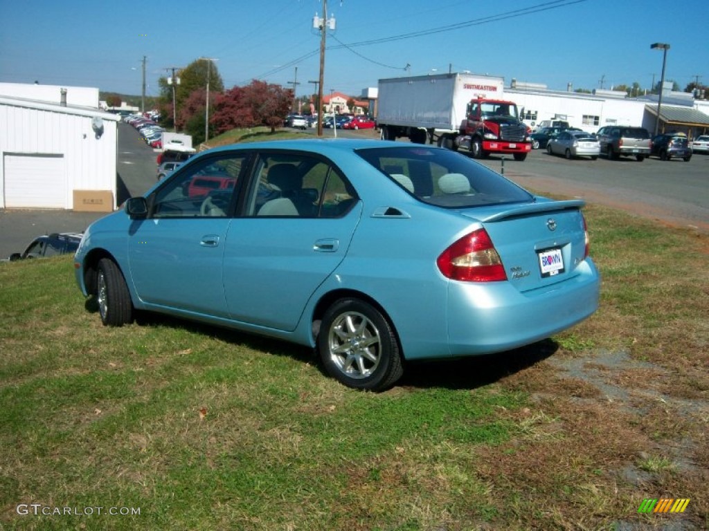 2003 Prius Hybrid - Aqua Ice Opalescent / Amethyst photo #3