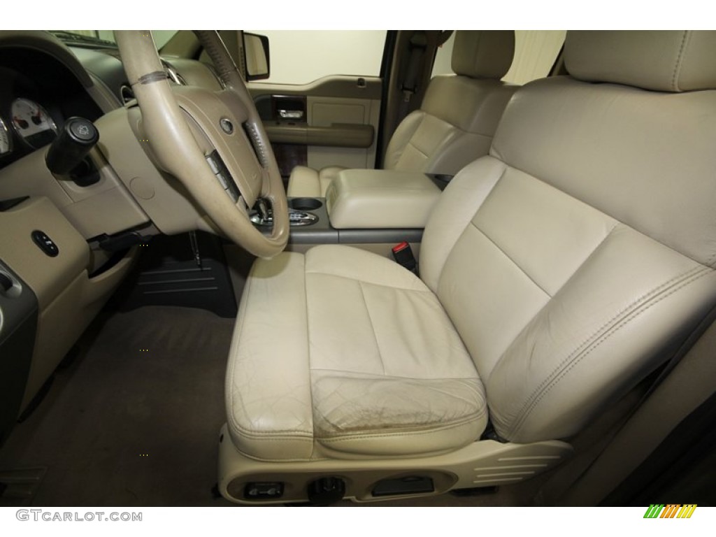 2004 F150 Lariat SuperCrew - Arizona Beige Metallic / Tan photo #3