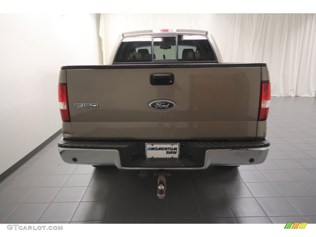 2004 F150 Lariat SuperCrew - Arizona Beige Metallic / Tan photo #12
