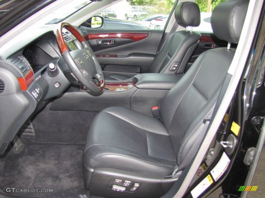 Black Interior 2009 Lexus LS 460 Photo #72301678