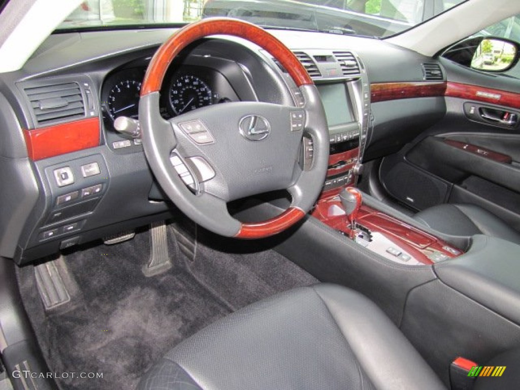 Black Interior 2009 Lexus LS 460 Photo #72301912