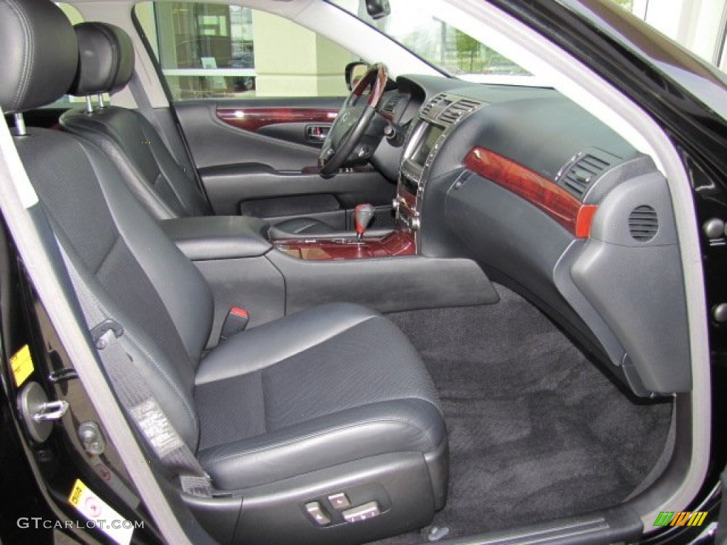 Black Interior 2009 Lexus LS 460 Photo #72302182