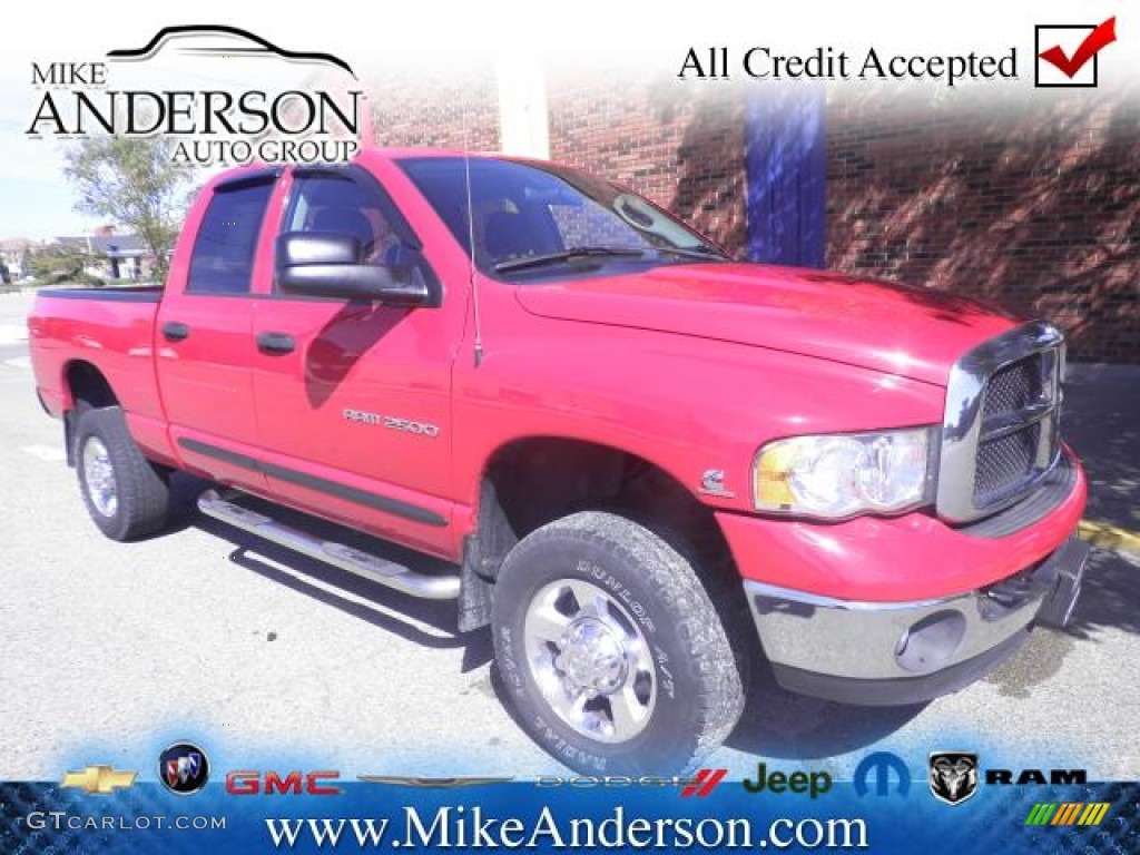 Flame Red Dodge Ram 2500