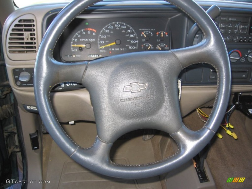 1996 Chevrolet C/K 3500 K3500 Extended Cab 4x4 Dually Tan Steering Wheel Photo #72303061