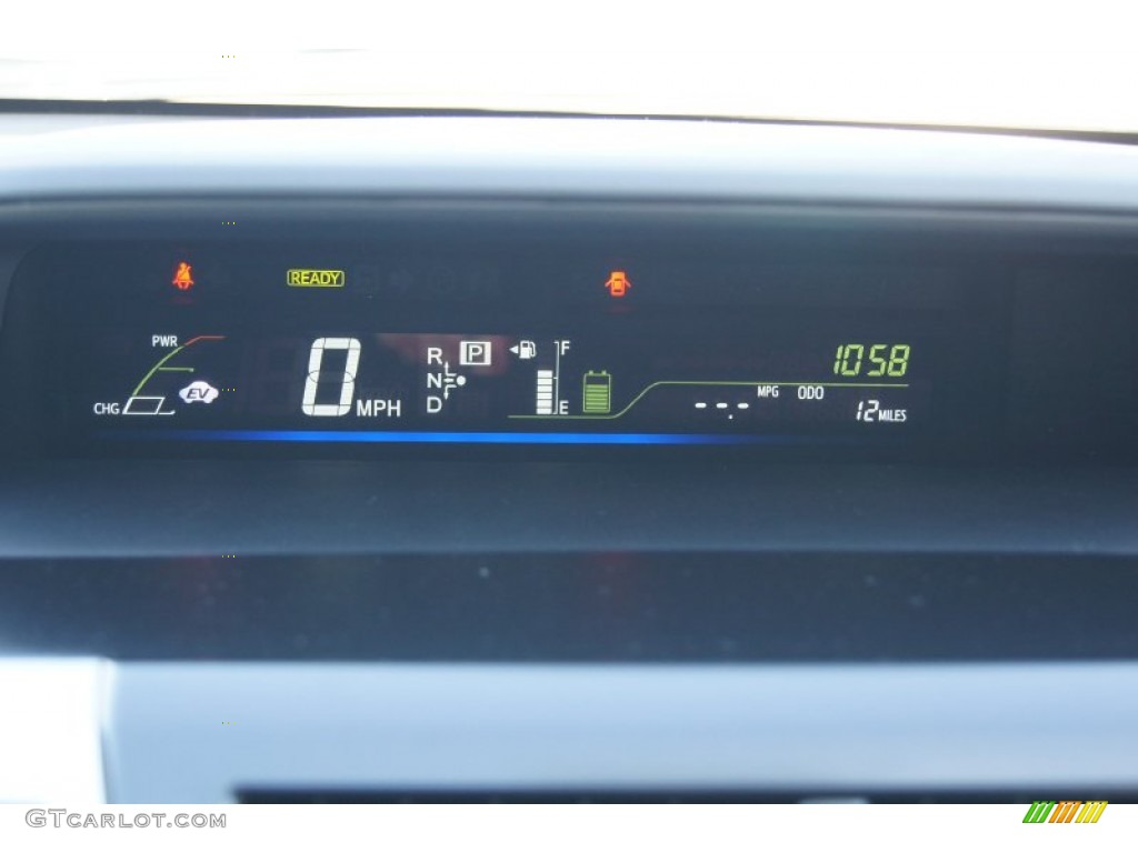 2012 Toyota Prius v Three Hybrid Gauges Photo #72303289
