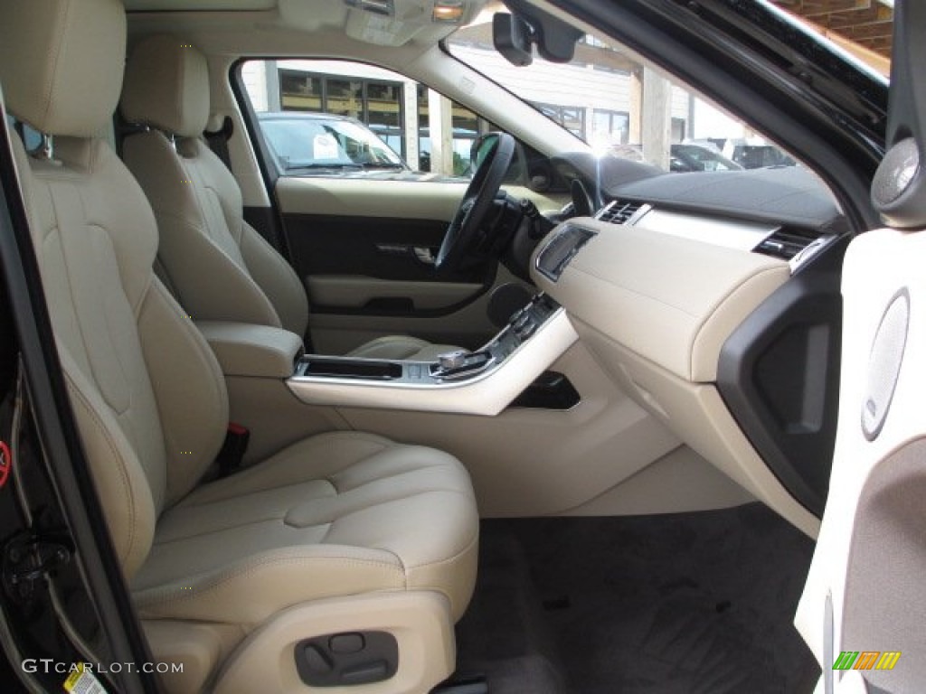 Almond/Espresso Interior 2013 Land Rover Range Rover Evoque Pure Photo #72303406