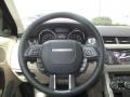 Almond/Espresso 2013 Land Rover Range Rover Evoque Pure Steering Wheel