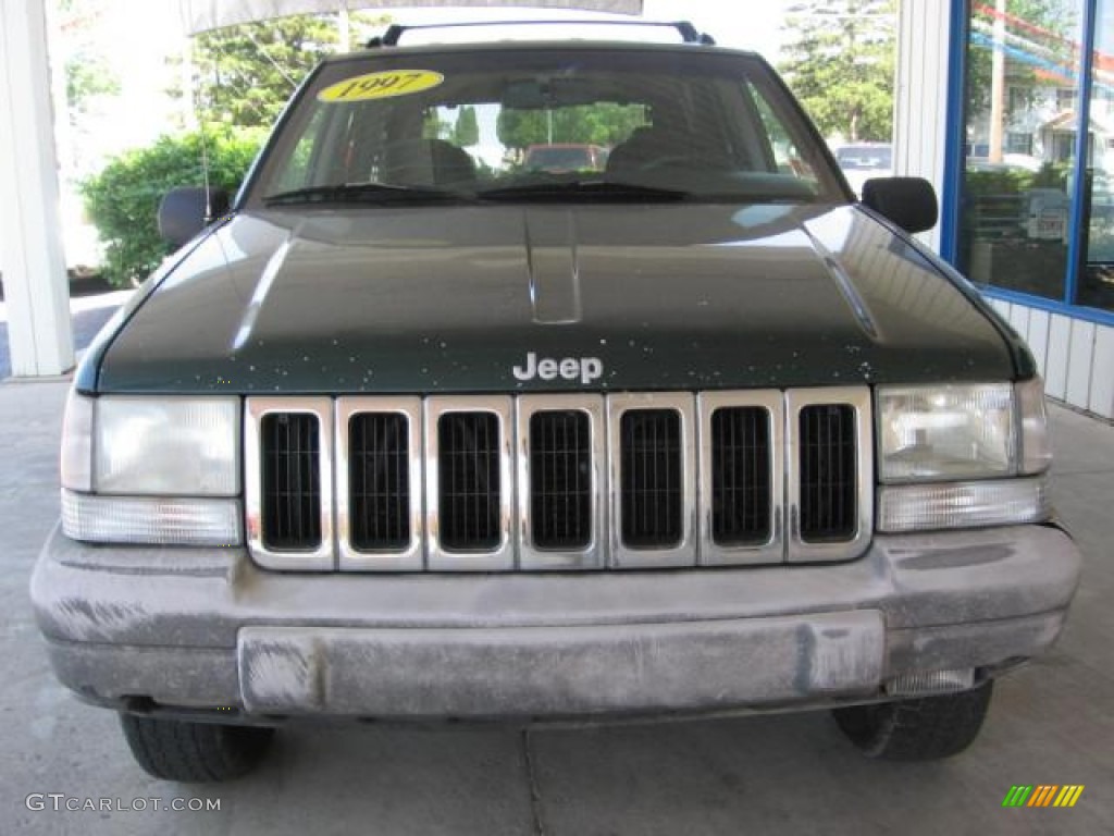 1997 Grand Cherokee Laredo 4x4 - Forest Green Pearl / Agate Black photo #6