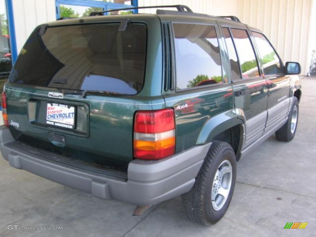 1997 Grand Cherokee Laredo 4x4 - Forest Green Pearl / Agate Black photo #8