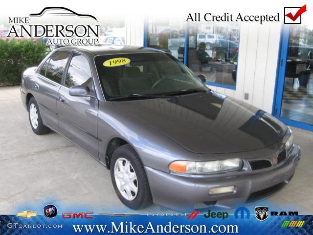 1998 Galant ES - Magenta Gray Pearl / Gray photo #1