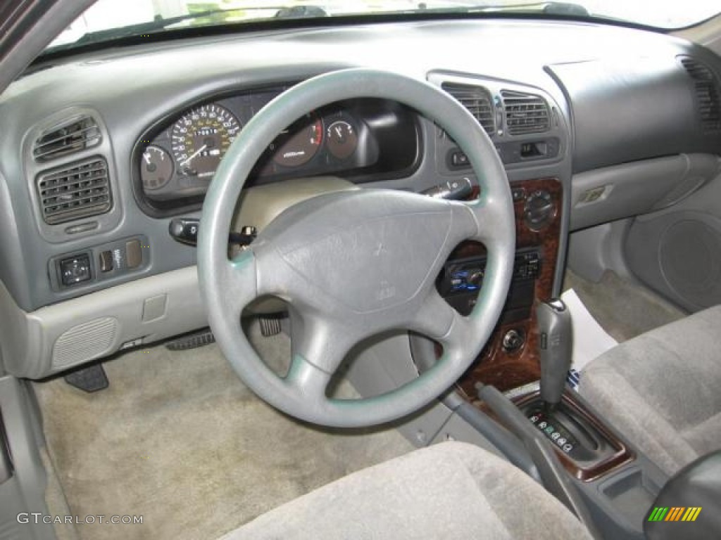 1998 Galant ES - Magenta Gray Pearl / Gray photo #12