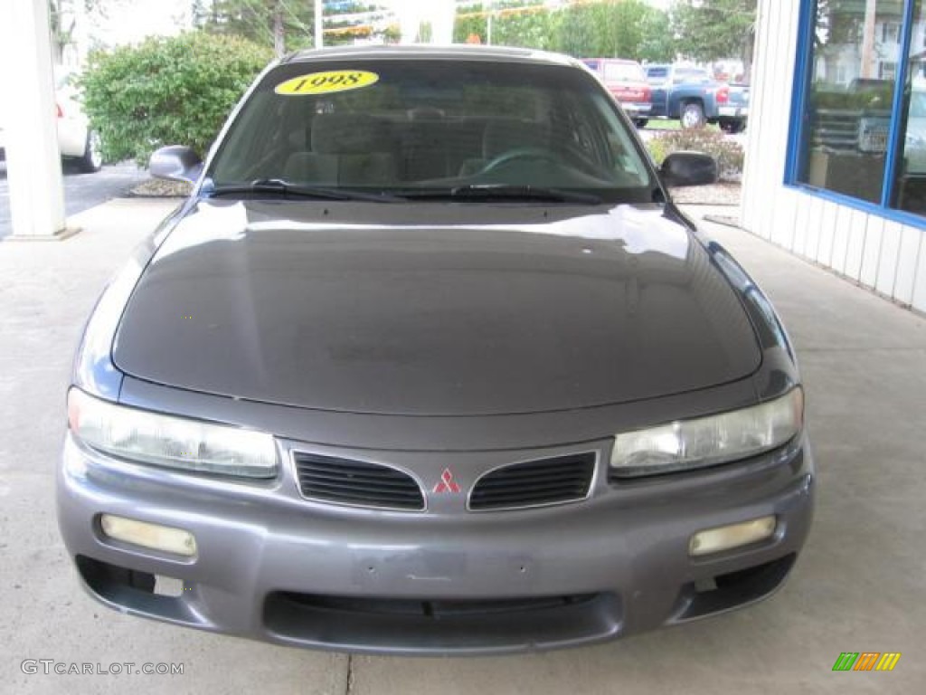 1998 Galant ES - Magenta Gray Pearl / Gray photo #19