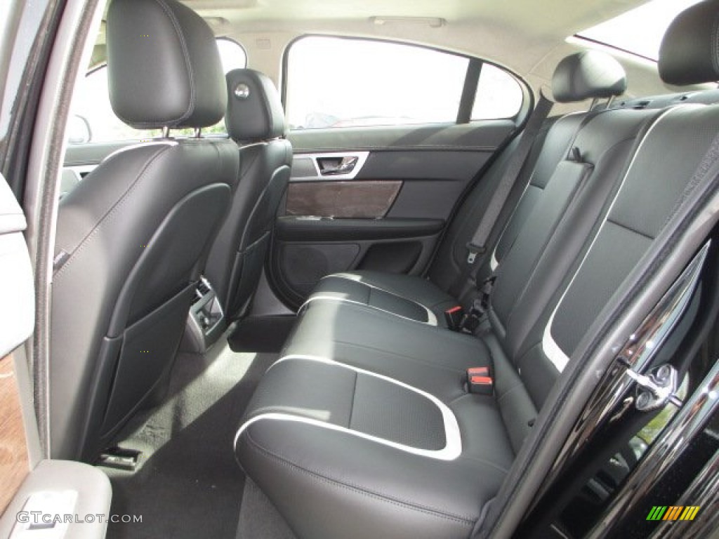 Ivory/Warm Charcoal Interior 2012 Jaguar XF Supercharged Photo #72305422