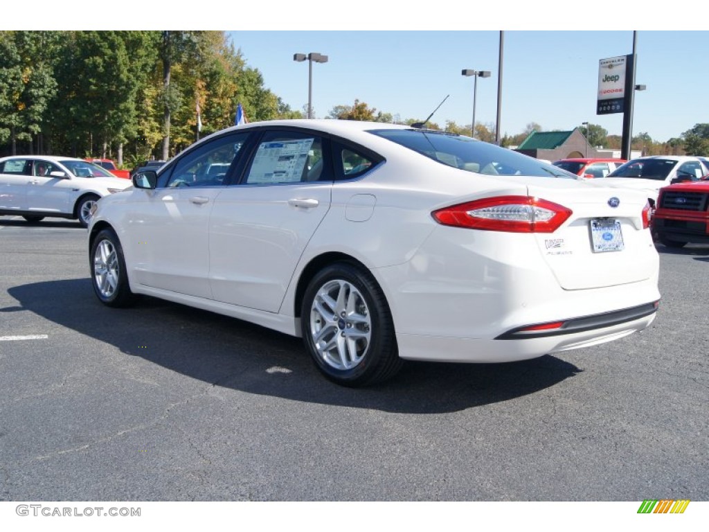 White Platinum Metallic Tri-coat 2013 Ford Fusion SE Exterior Photo #72305542