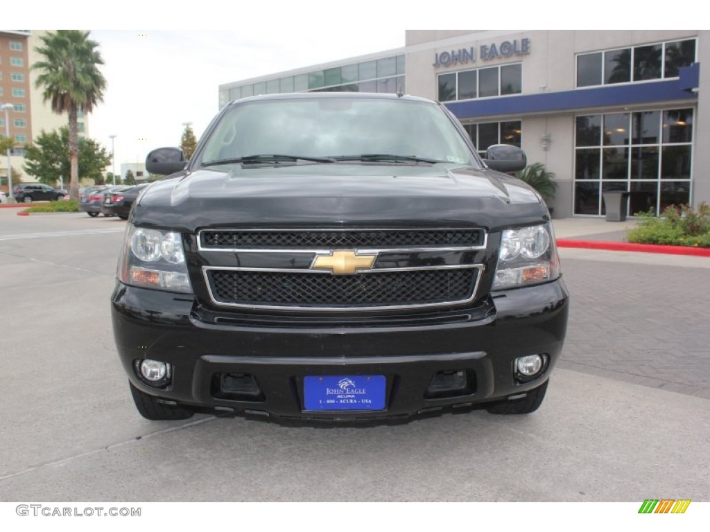 2007 Suburban 1500 LT - Black / Light Cashmere/Ebony photo #3