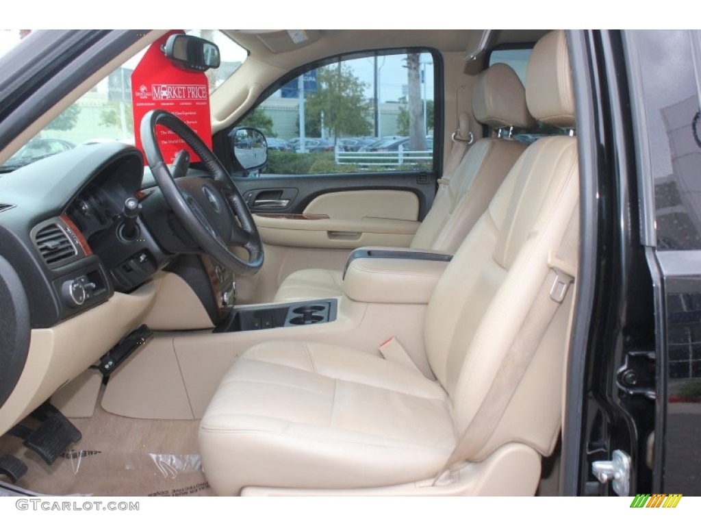 2007 Suburban 1500 LT - Black / Light Cashmere/Ebony photo #11