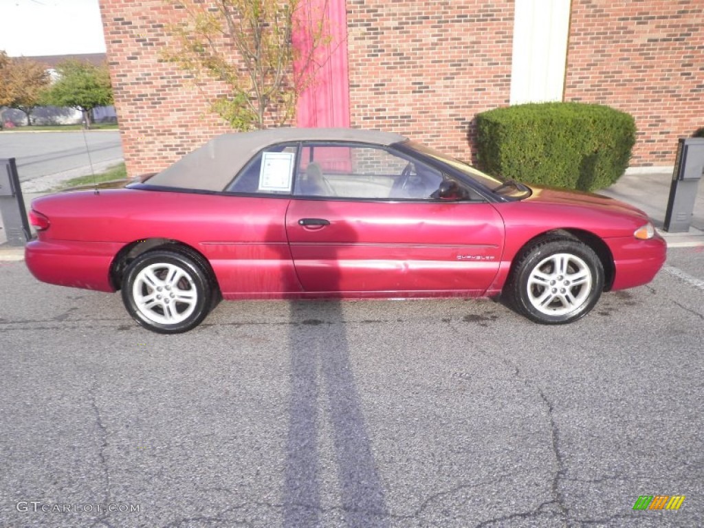 Candy Apple Red Metallic 1998 Chrysler Sebring JX Convertible Exterior Photo #72307663