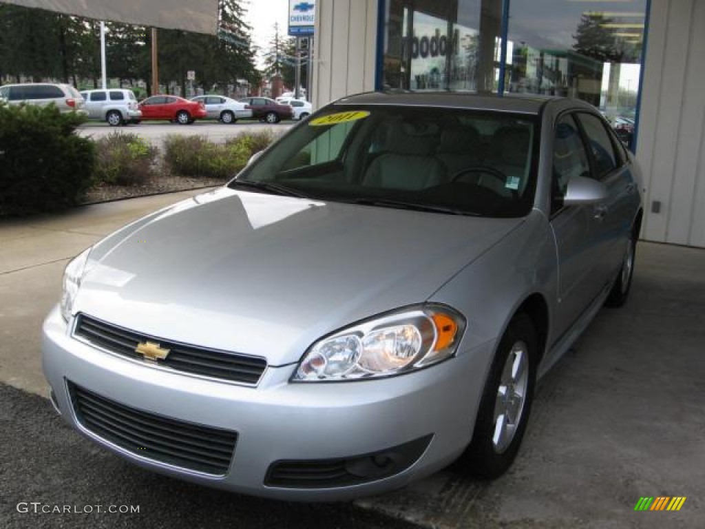 2011 Impala LTZ - Silver Ice Metallic / Gray photo #20