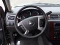 Ebony 2013 Chevrolet Tahoe LT Steering Wheel