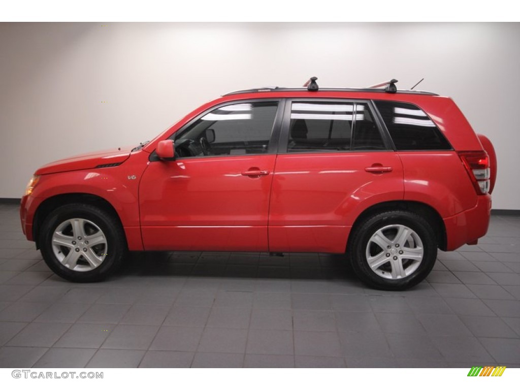 2006 Grand Vitara Luxury - Racy Red / Black photo #2