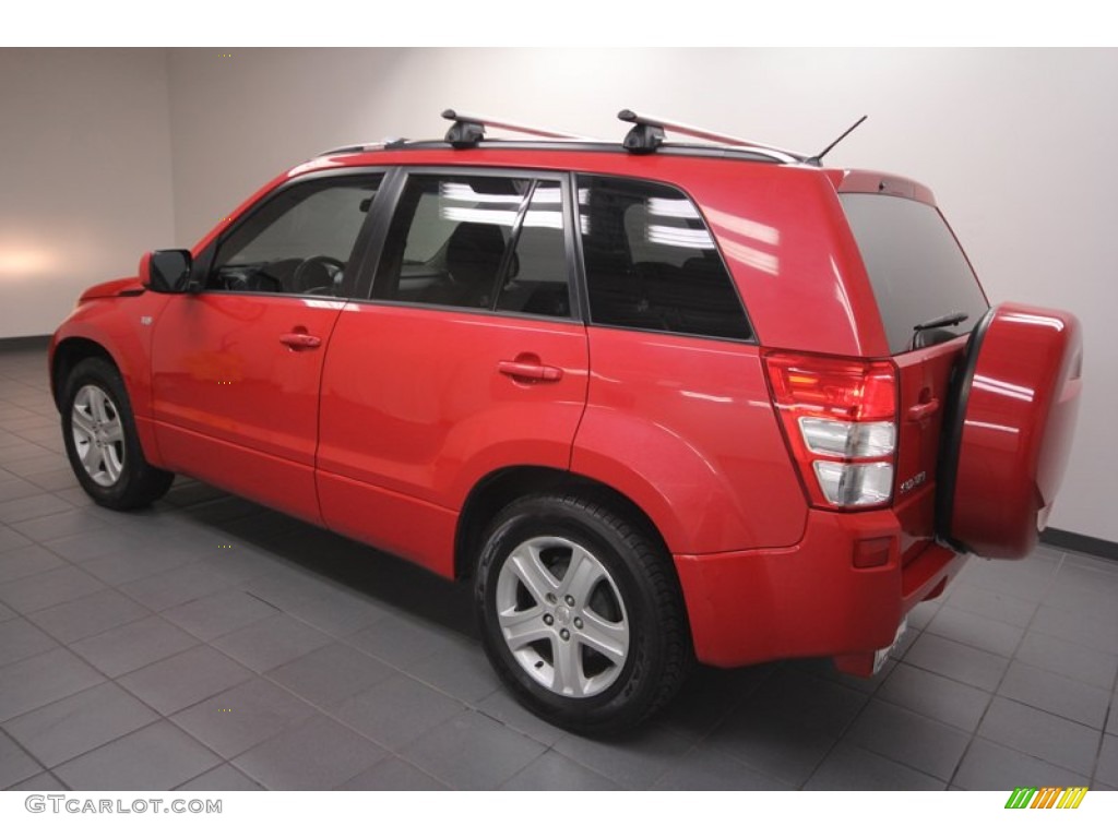 2006 Grand Vitara Luxury - Racy Red / Black photo #5