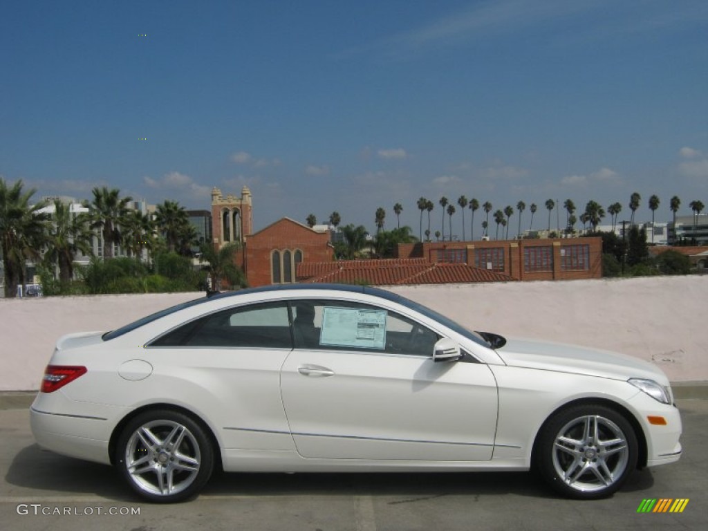 Diamond White Metallic 2013 Mercedes-Benz E 350 Coupe Exterior Photo #72311329