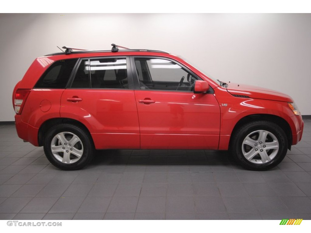 2006 Grand Vitara Luxury - Racy Red / Black photo #7