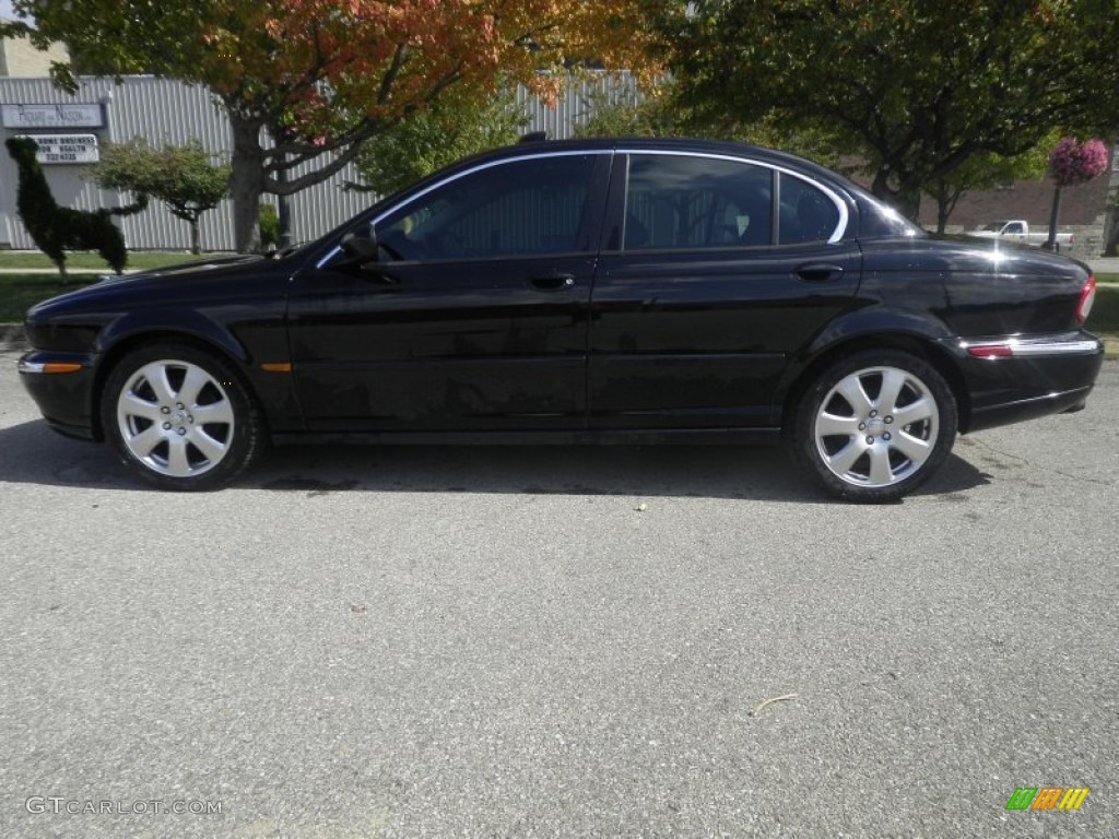 Ebony Black 2005 Jaguar X-Type 3.0 Exterior Photo #72311848