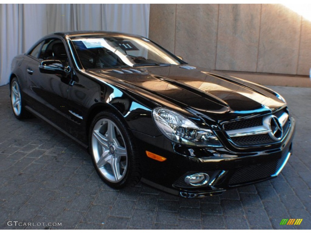 Black 2011 Mercedes-Benz SL 550 Roadster Exterior Photo #72312721
