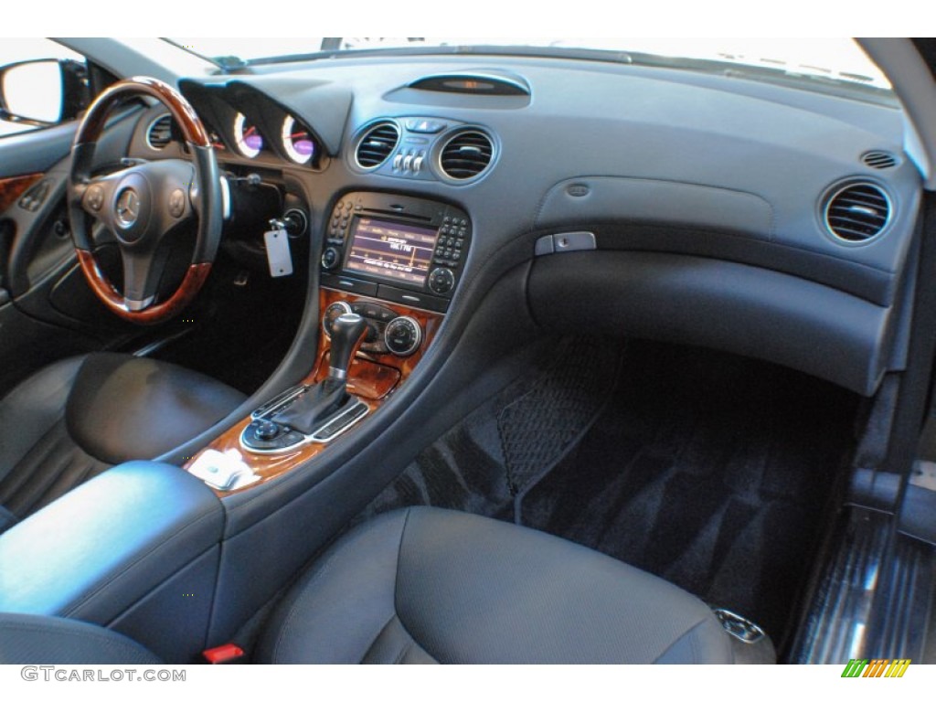 Black Interior 2011 Mercedes-Benz SL 550 Roadster Photo #72312766