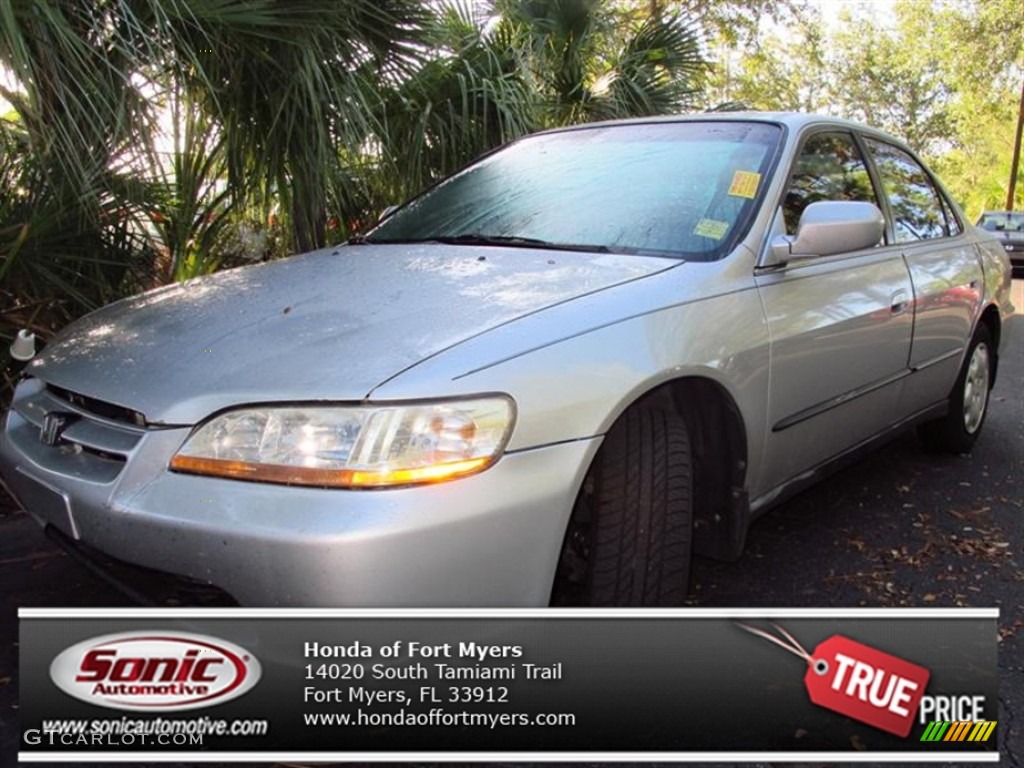 2000 Accord LX Sedan - Satin Silver Metallic / Quartz photo #1