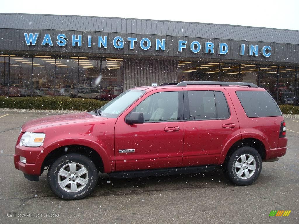 Redfire Metallic Ford Explorer