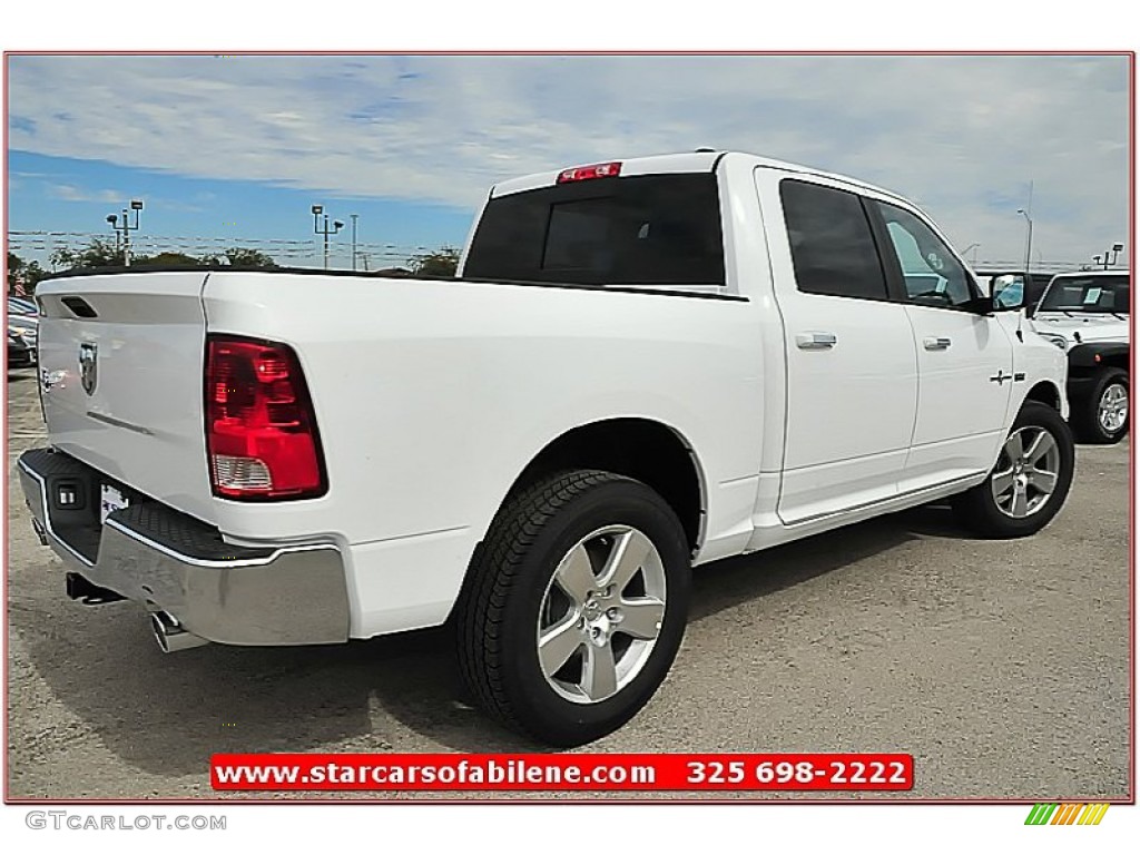 2012 Ram 1500 Lone Star Crew Cab - Bright White / Dark Slate Gray/Medium Graystone photo #7