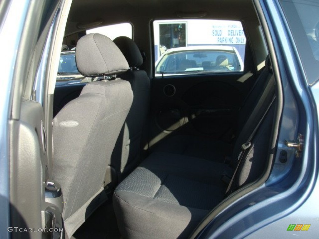 2007 Aveo 5 LS Hatchback - Icelandic Blue / Charcoal Black photo #16