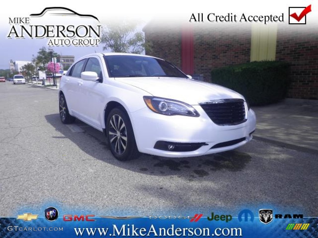 Bright White Chrysler 200