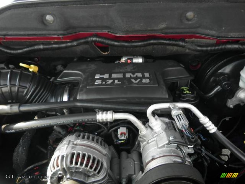 2007 Dodge Ram 1500 SLT Regular Cab 5.7 Liter HEMI OHV 16 Valve V8 Engine Photo #72315171