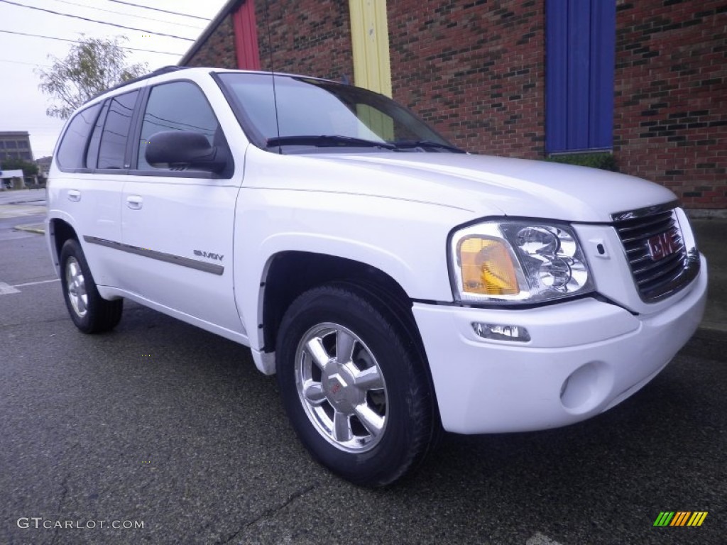 2006 Envoy SLT 4x4 - Summit White / Light Gray photo #1