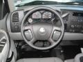 Dark Titanium 2013 Chevrolet Silverado 1500 Work Truck Extended Cab 4x4 Steering Wheel