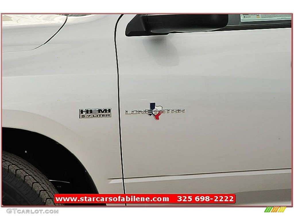 2012 Ram 1500 Lone Star Crew Cab - Bright Silver Metallic / Dark Slate Gray/Medium Graystone photo #2