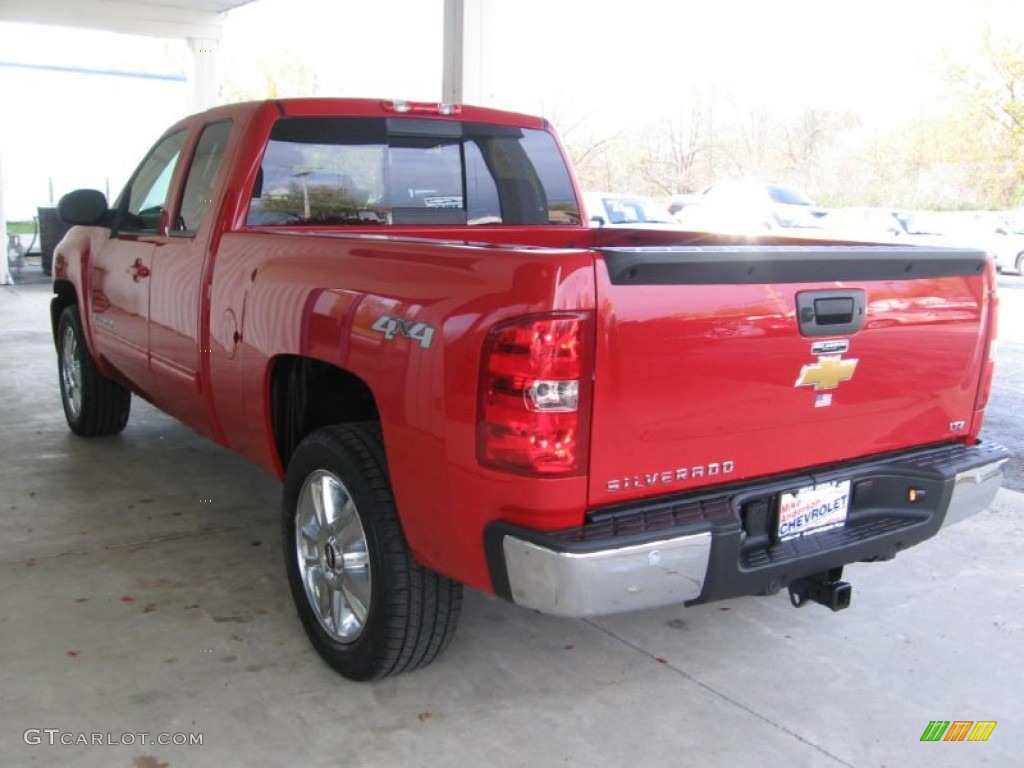 2013 Silverado 1500 LTZ Extended Cab 4x4 - Victory Red / Ebony photo #6