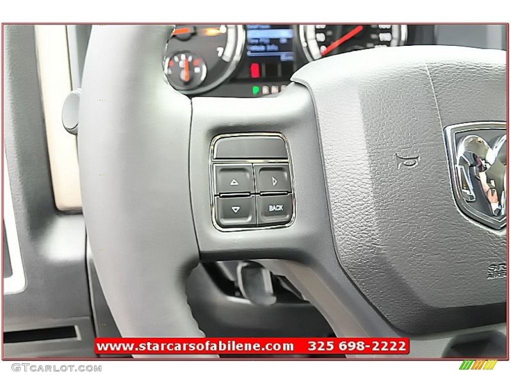 2012 Ram 1500 Lone Star Crew Cab - Bright Silver Metallic / Dark Slate Gray/Medium Graystone photo #16