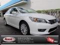 2013 White Orchid Pearl Honda Accord EX-L V6 Sedan  photo #1