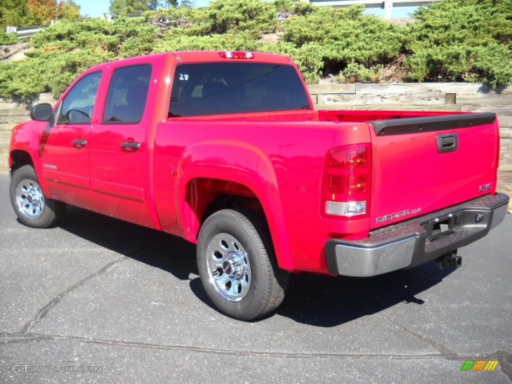 Fire Red 2013 GMC Sierra 1500 SLE Crew Cab Exterior Photo #72317182