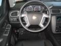 Ebony 2013 Chevrolet Silverado 1500 LTZ Extended Cab Steering Wheel